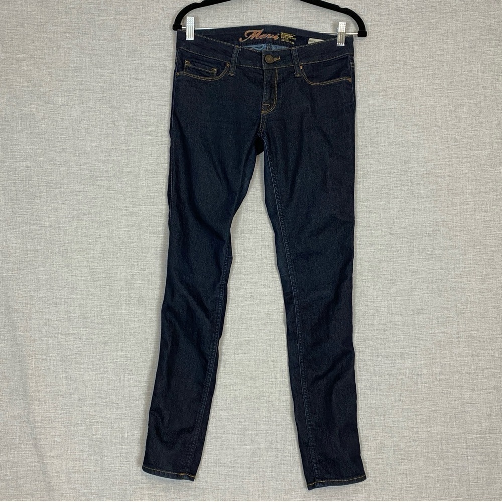 Mavi Serena Jeans Low Rise Super Skinny Dark Wash Sz 28/30 Stretchy